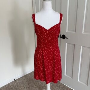 Reformation Humphreys Polka Dot Mini Dress
